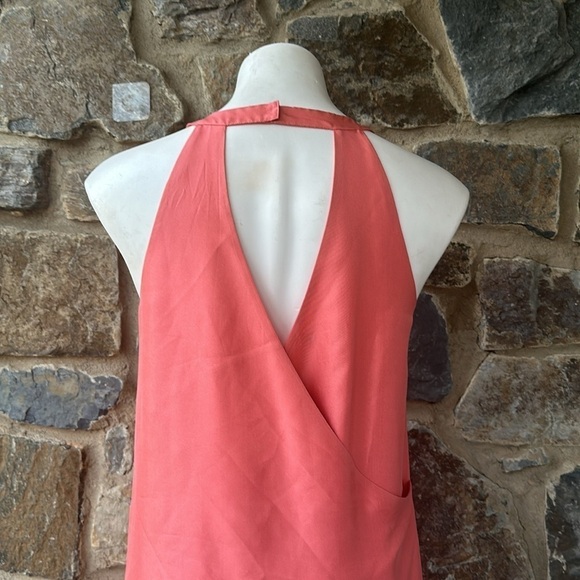 J. Crew 100% Dupioni Silk Swoop Cocktail Formal Shift Dress Peach Size 2 - Picture 6 of 7
